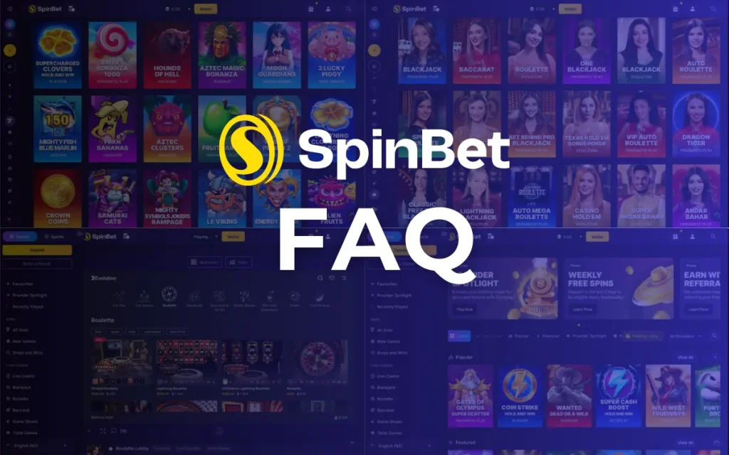 SpinBet Casino FAQ Logo