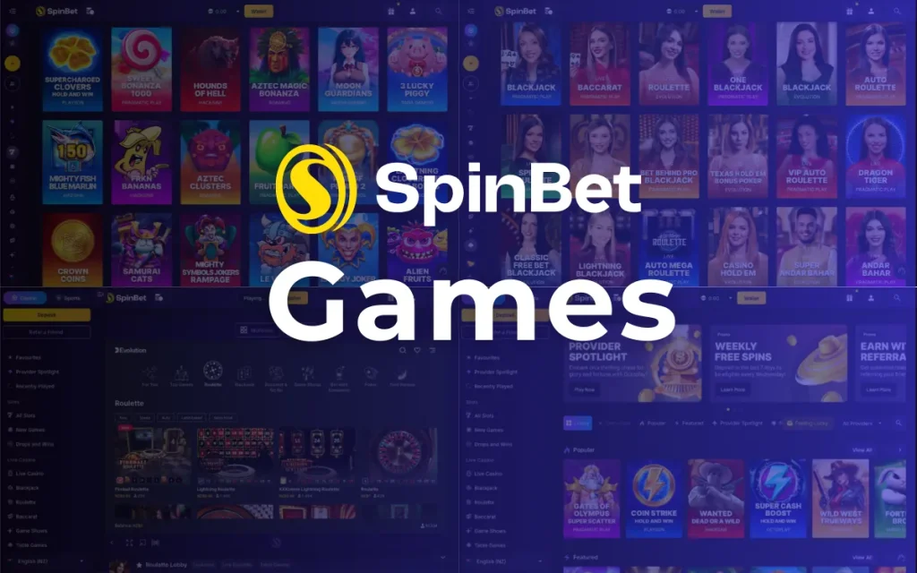 SpinBet Casino Games Logo