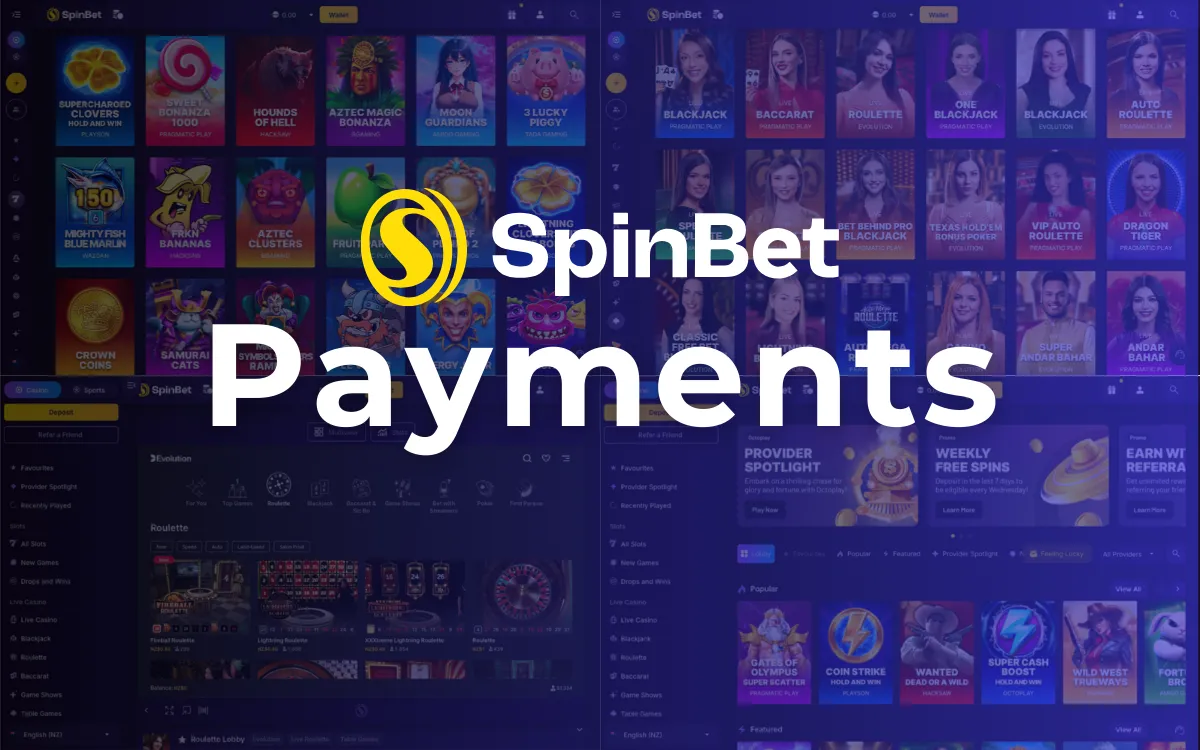SpinBet Casino Payments Logo
