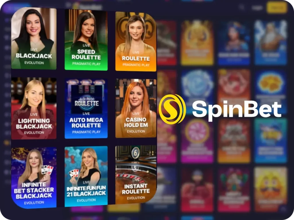 spin bet live library